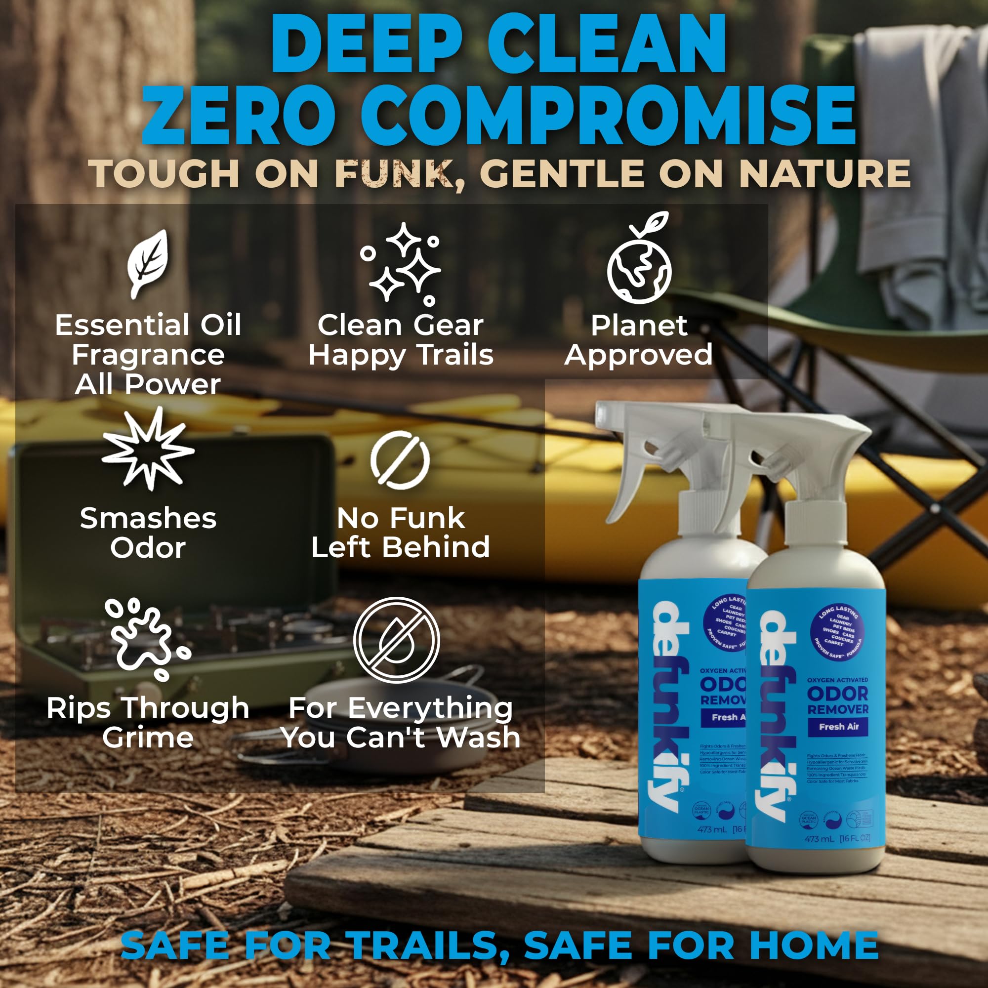 Fabric Freshener Spray, 32oz. 'Fresh Air' Odor Remover Spray. Shoe Deodorizer, Carpet Deodorizer, Odor Eliminator for Strong Odors Cleaning Supplies