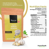 Nuvra by Nature Organic Garlic Powder 1 Lb - Pure & Aromatic - Rich in Flavor & Nutrients | Premium Culinary Spice for Cooking & Seasoning |