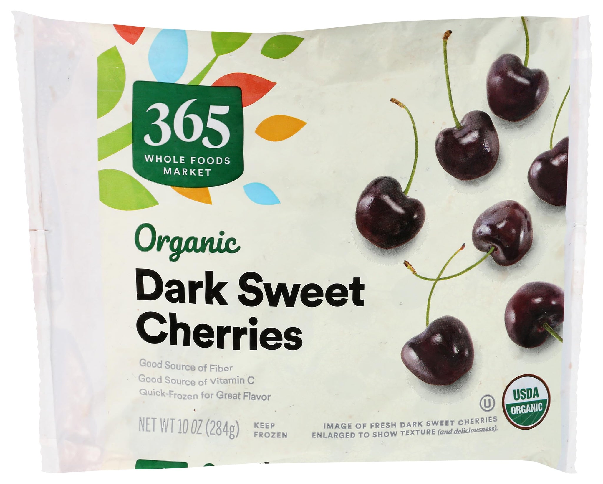 365 by Whole Foods Market, Organic Sweet Dark Cherries, 10 oz