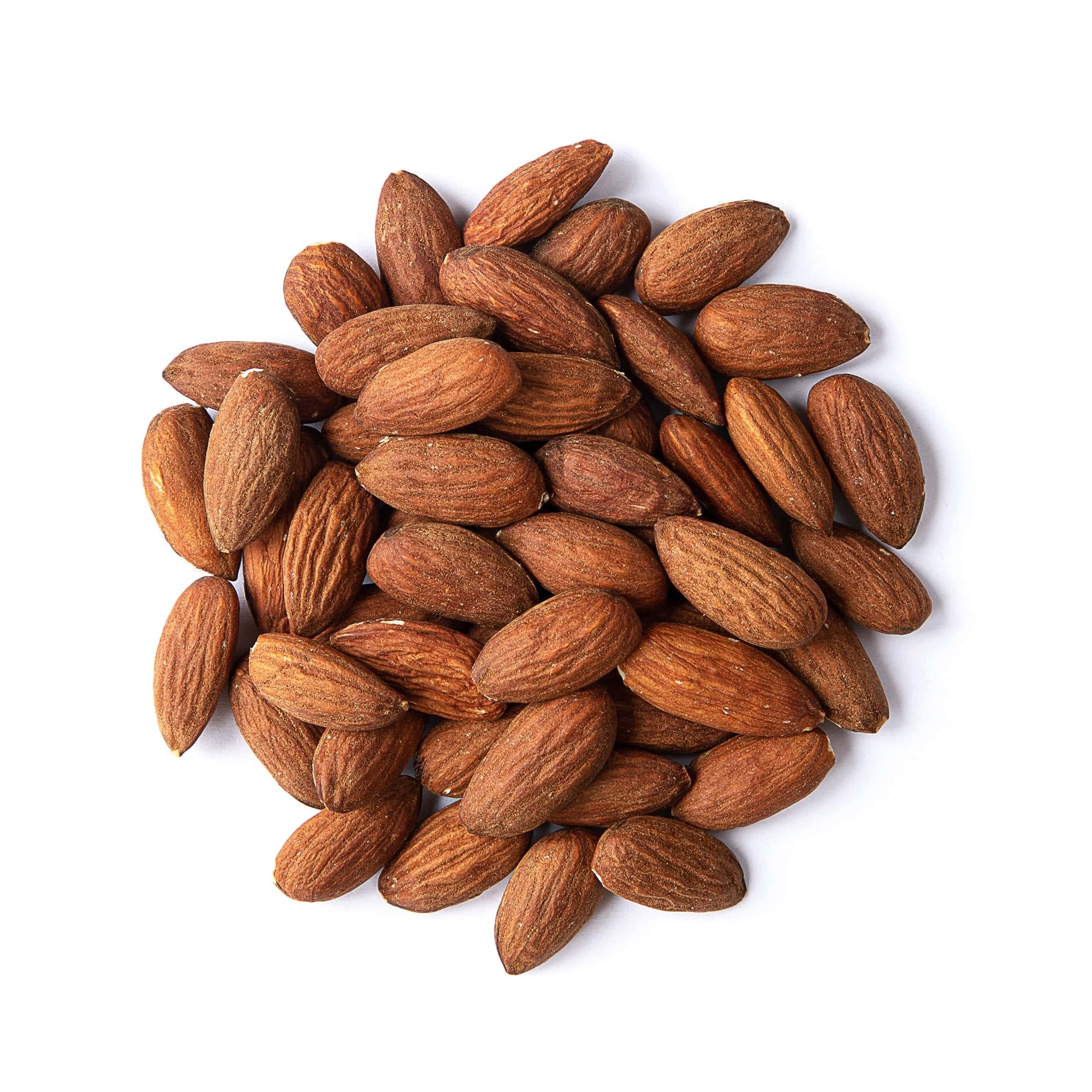 Food to Live Dry Roasted California Almonds, 5 Pounds Oven Roasted Whole Nuts, Unsalted, No Oil Added, Vegan, Kosher, Bulk. Good Source of Protein