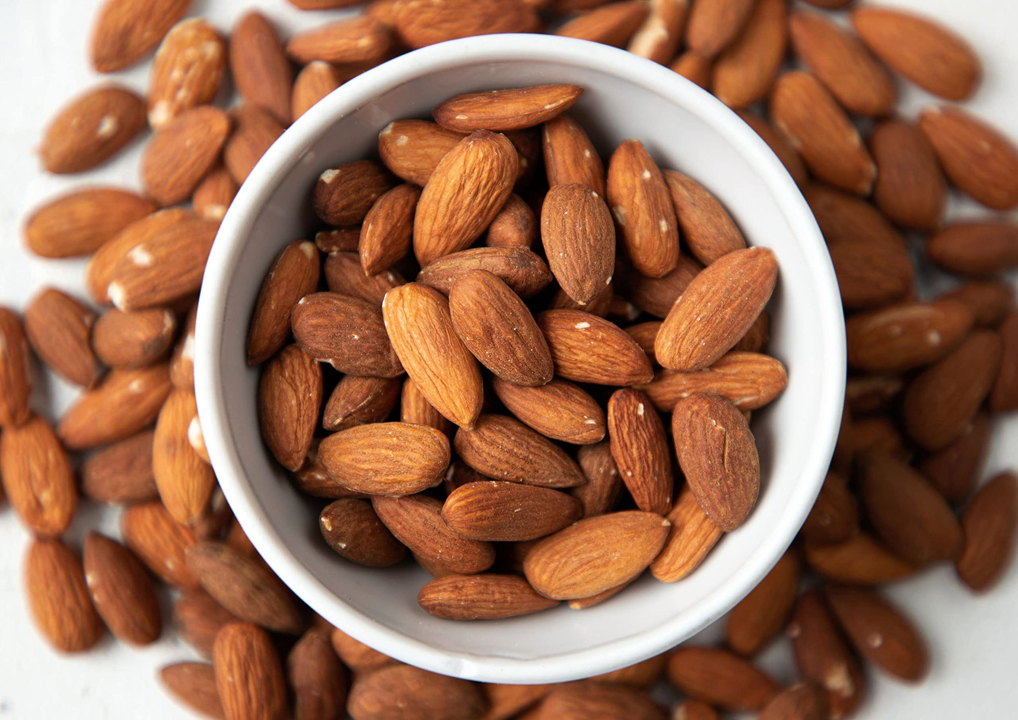 Food to Live Organic Dry Roasted Whole Almonds with Himalayan Salt, 1 Pound Non-GMO, Oven Roasted, Lightly Salted, No Oil Added, Vegan, Kosher. High