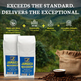 Dancing Moon Jamaica Blue Mountain® Premiere Blend, Medium Roast, WHOLE BEAN Coffee