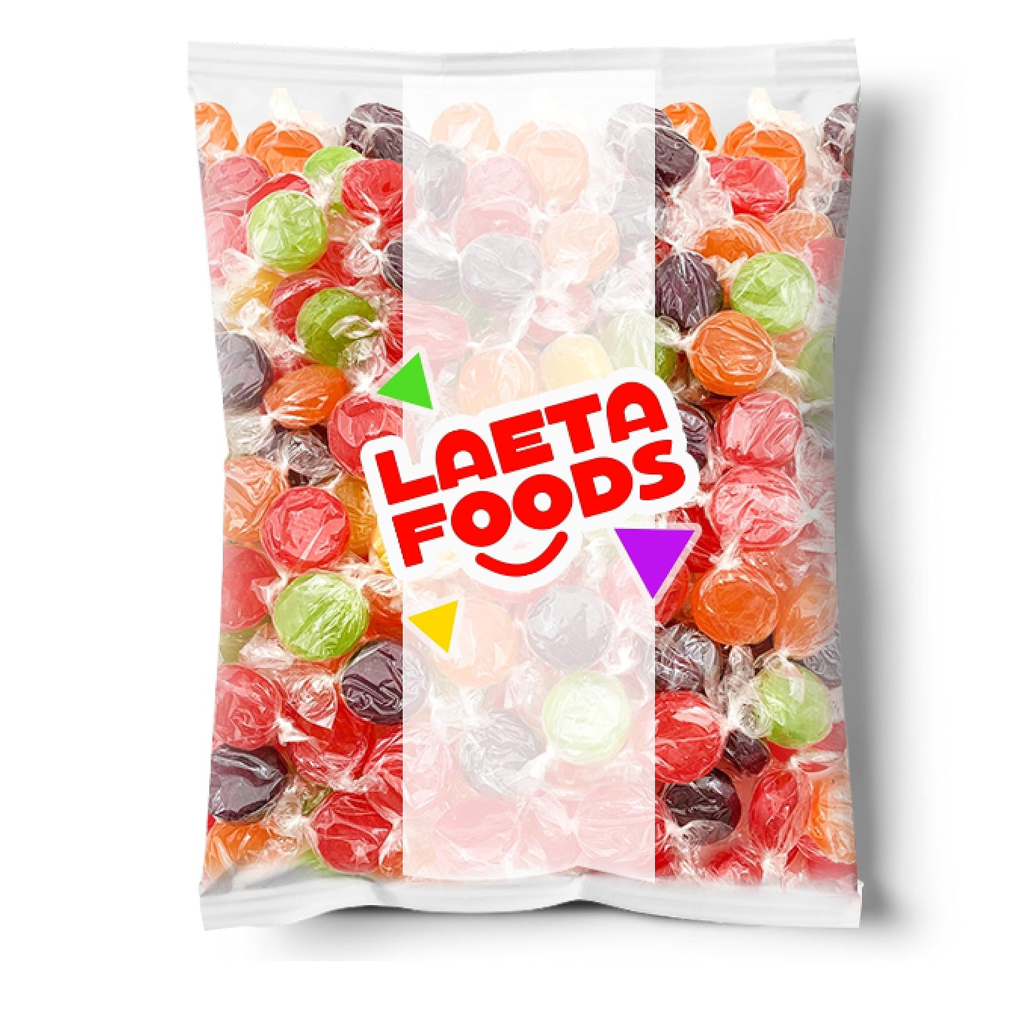 Assorted Fruit Hard Candy | 1 Pound Bag - 70 Count | Assorted Hard Candy Individually Wrapped | Old Fashioned Candies | Fruit Flavored Hostess Mix