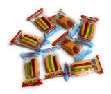 eFrutti Gummi Hot Dog Shape ( 60 Pieces ) Display Box Individual Wrap Gummy by Look-On