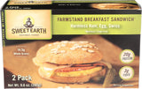 Sweet Earth, Breakfast Sandwich Ham Egg Swiss, 9.6 Ounce