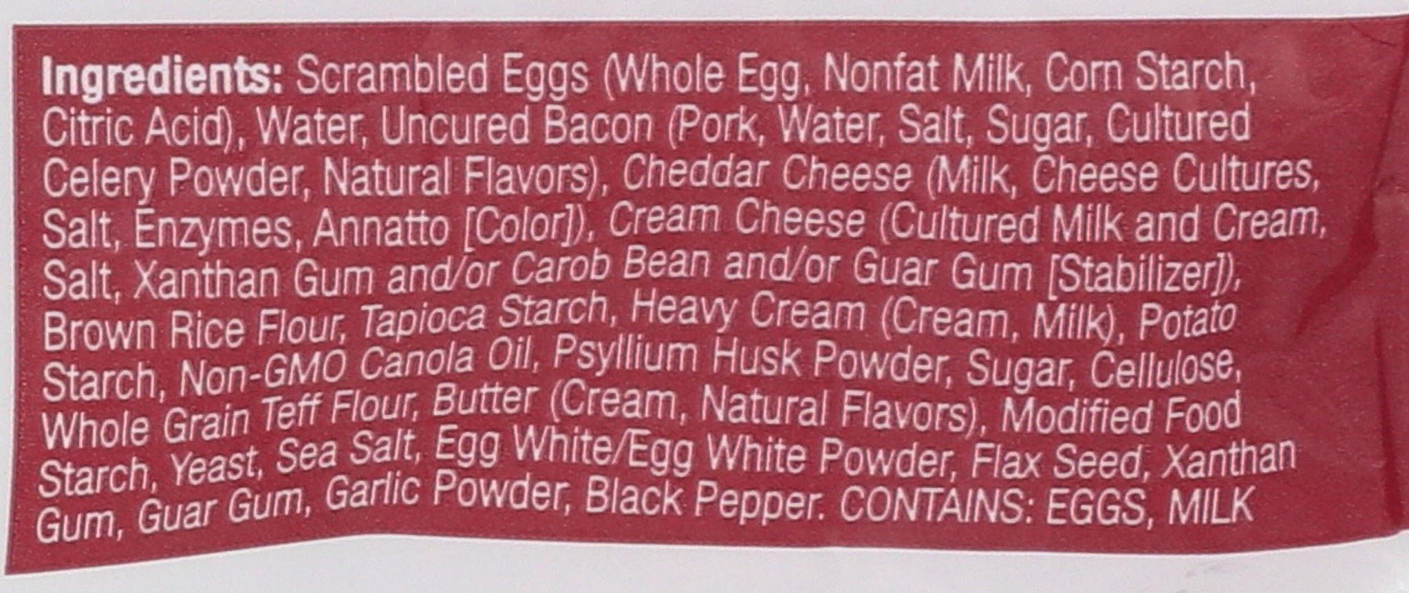 GLUTENFREEDA Pocket Sandwich Bacon & Egg, 4.5 OZ
