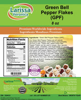 Green Bell Pepper Flakes (GPF) (8 oz, ZIN: 526033) - 3 Pack