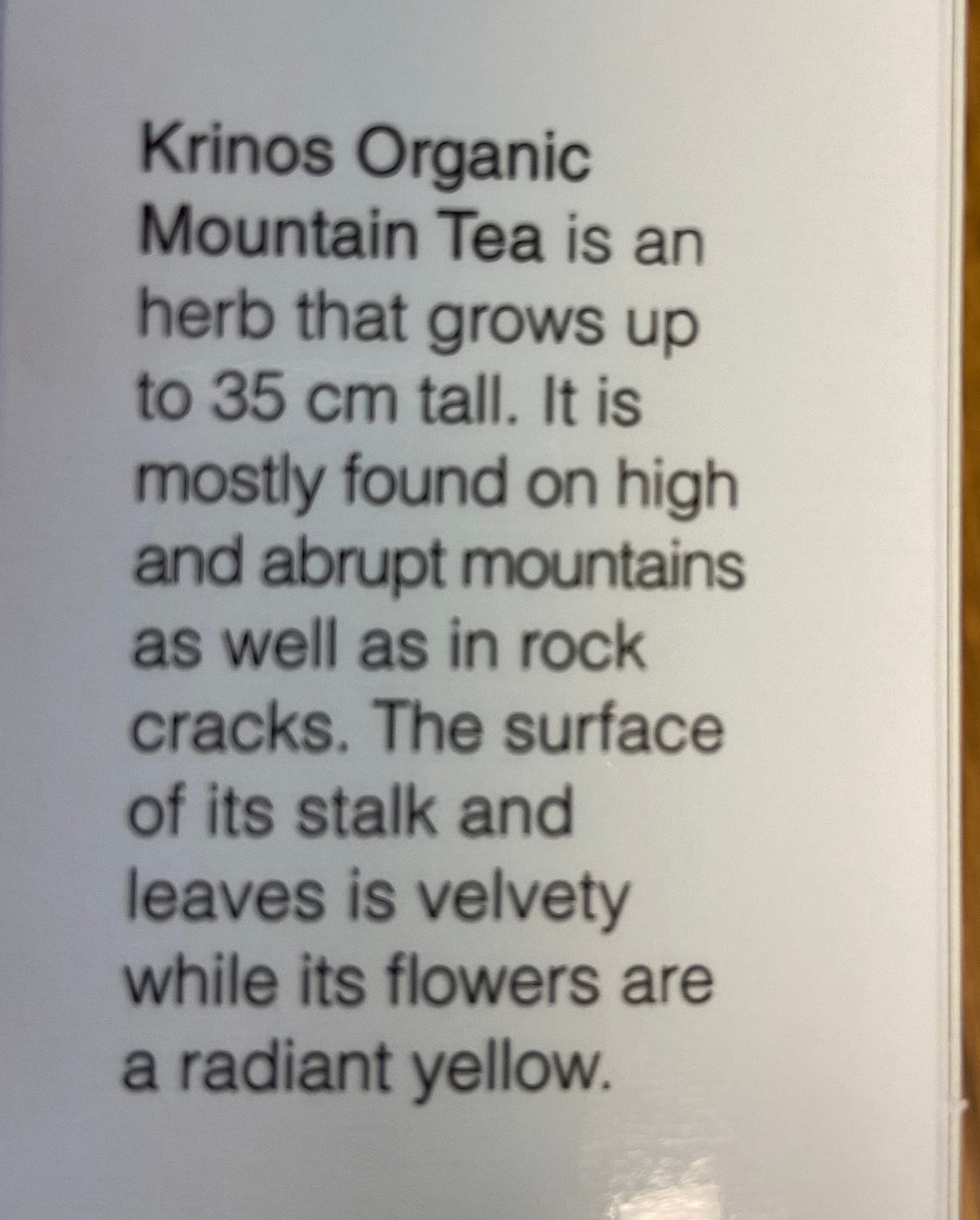 Krino's Organic Mountain Tea 56 g