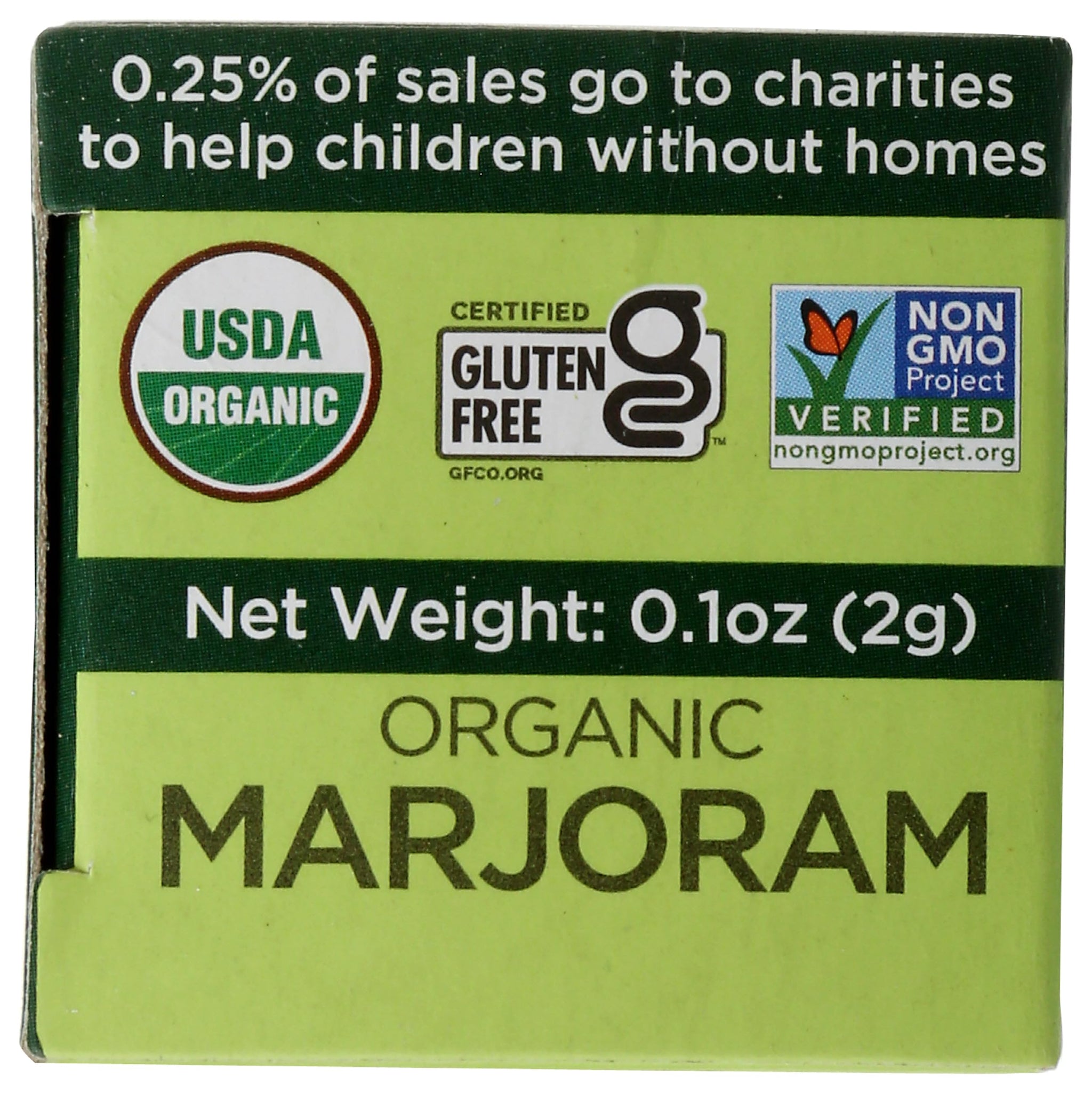 SPICELY Organic Whole Marjoram, 0.1 OZ