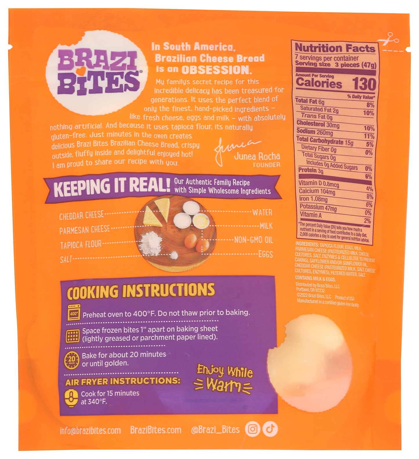 Brazi Bites Cheddar & Parmesan Brazilian Cheese Bread, 11.5 OZ