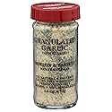 Morton & Bassett Granulated Garlic with Parsley, 2.6oz - Salt-Free, Non-GMO, Herb Blend, Aromatic & Flavorful Seasoning for All Purpose Cooking