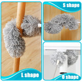 Feather Duster for Cleaning Extendable - Feather Duster for Cleaning The Indoor. 110 in Long Duster with Extension Pole for Clean Ceilings and Fans