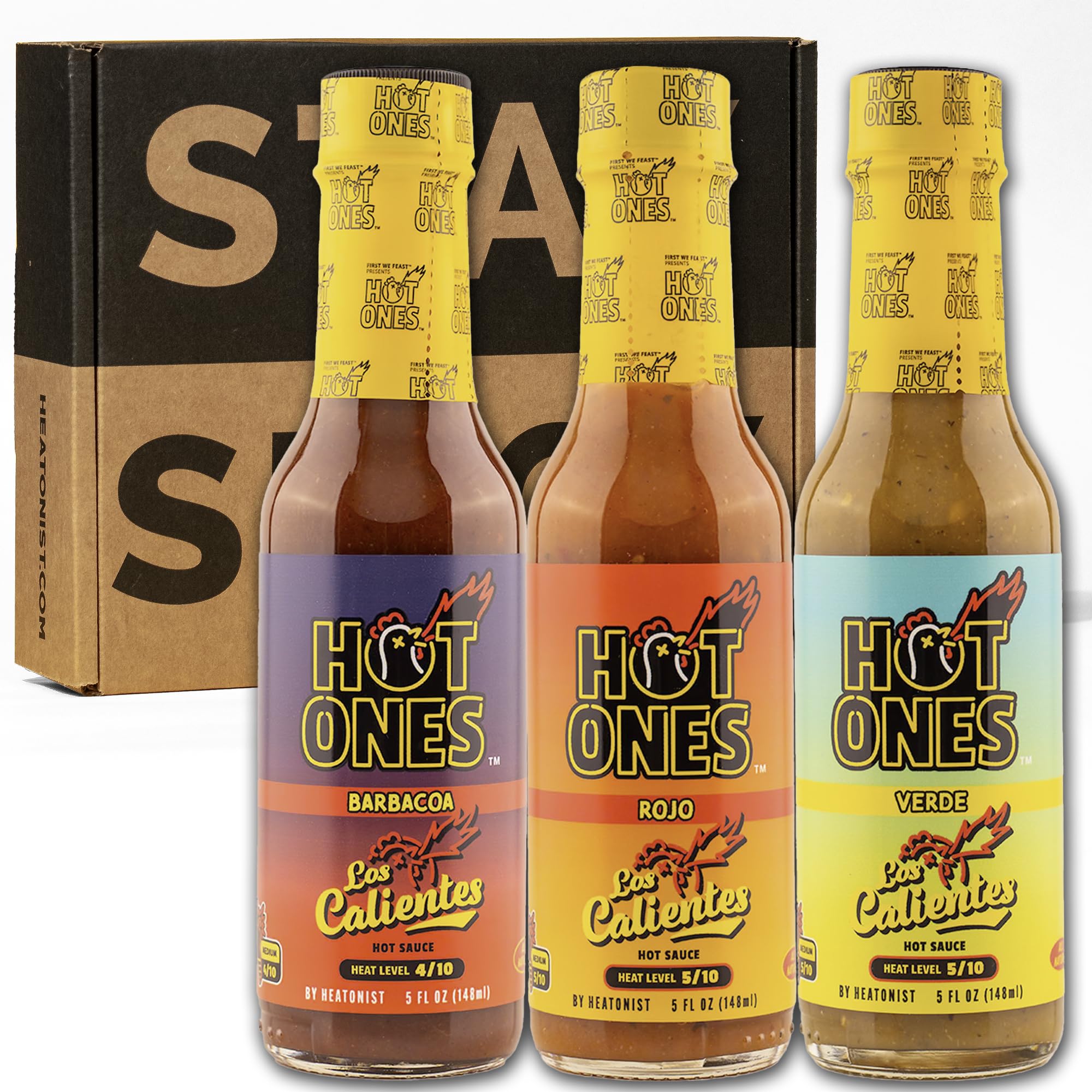 Hot Ones | Los Calientes Trio - Original, Rojo & Barbacoa