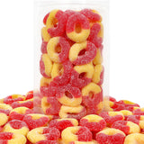 Smarty Stop Peach Gummy Ring Candy (4.5 LB)