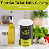 Aromasong 100% Natural Sea Salt from the Dead Sea, Fine Grain Table Salt, 13 OZ. Salt Shaker, 100% Pure & Natural, Unrefined, Gluten Free, Sea Salt