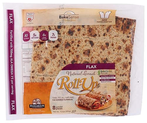 DAMASCUS BAKERIES Ups Fiber Fit Flax Roll, 10.4 OZ