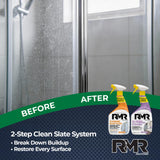 RMR Clean Slate System - Xtreme Soap Scum Remover + All Natural All Purpose Cleaner, 2-Step Bathroom & Household Cleaning Bundle for Shower, Tub