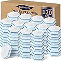 Swilsweep 120 Count Toilet Bowl Wand Refills, Disposable Toilet Cleaner Refills, Disposable Wand Heads Compatible with Clorox and The Most Toilet