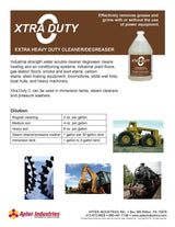 Apter Industries Xtra Duty C Industrial Cleaner - Concentrated Heavy-Duty Degreaser for All Industrial Settings, 1 Gallon