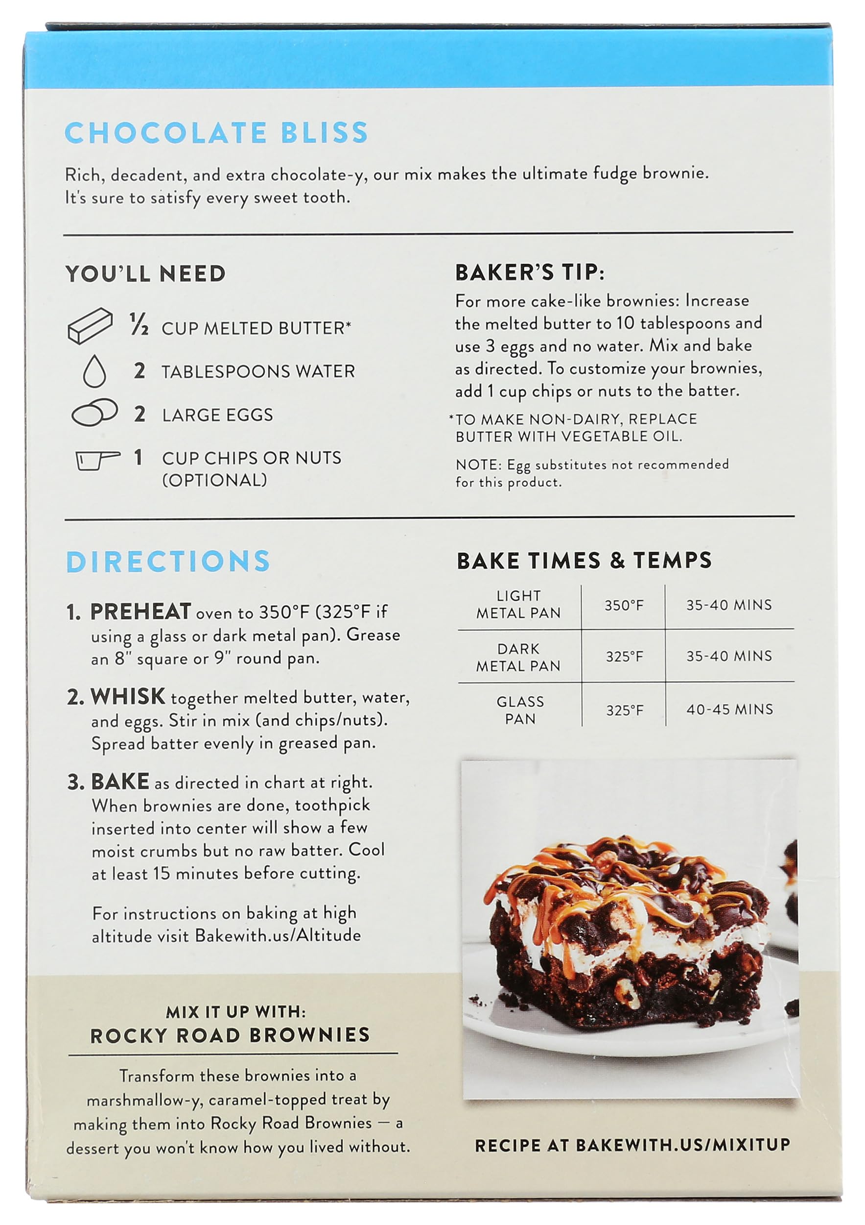 King Arthur, Gluten Free Brownie Mix, 17 Ounce