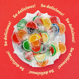 Fruit Slices Jelly Candy | 1.5 Pound Pack | Assorted Flavors | Old Fashioned Candy for Buffets and Holiday Gifting | Individually Wrapped Party Favors