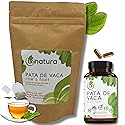 Pata de Vaca Té (Cow's Foot Tea) - 24 Bags - 100% Natural Infusion - Vegan, Non-GMO, Gluten-Free + Pata de Vaca Capsules - 1500 mg Per Serving, 90