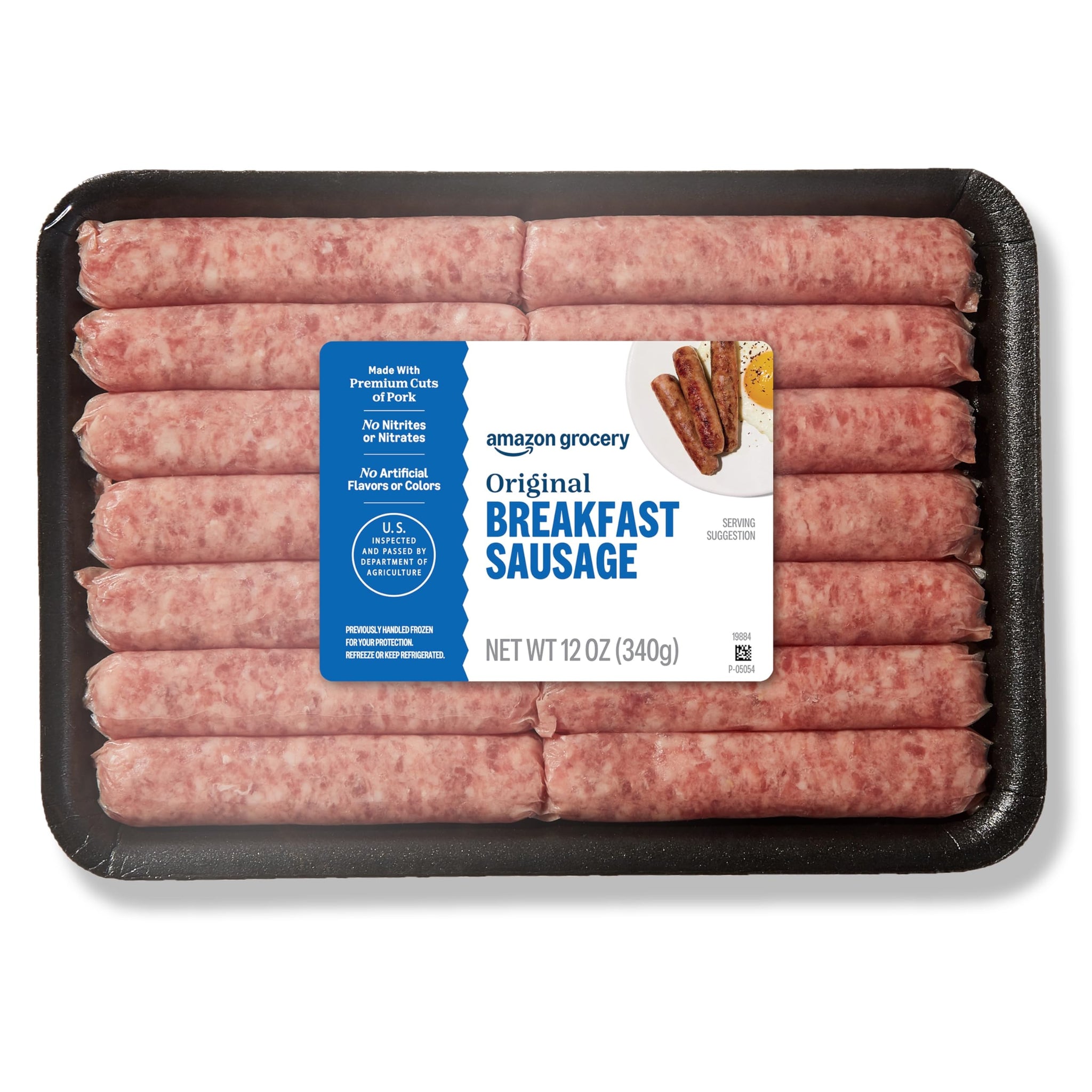 Amazon Grocery, Original Breakfast Sausage Links, 12 Oz, Frozen
