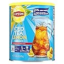 Lipton Iced Tea Mix, Lemon Flavor Black Iced Tea, Reduced Sugar, Makes 28 Quarts