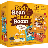 Bada Bean Bada Boom Plant-Based Protein, Gluten Free, Vegan, Crunchy Roasted Broad (Fava) Bean Snacks, 110 Calorie Packs, The Classic Box Variety