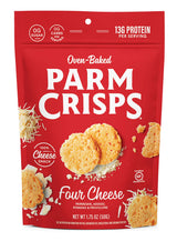 ParmCrisps Cheese Variety Pack, Made Simply with 100% REAL Cheese | Original Parmesan, Cheddar, Four Cheese | Healthy Keto Snacks, Low Carb, High