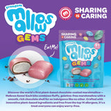 Freedom Confectionery Mallows Gems - Chocolate-Coated Marshmallows with Crispy Shell & Fluffy Center - Gelatine-Free, Gluten-Free & Allergen-Free