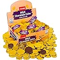 Carmit Gold "Real" Milk Chocolate Coins, (24 Mesh Bags) | Individually Wrapped Menora Embossed Hanukkah Gelt | Holiday Candy, Party Favors | Gluten