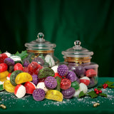 SweetGourmet Christmas Chocolate Filled Hard Candy Mix, Assorted Shapes, 1-Pound Bag