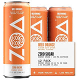 ZOA Zero Sugar Energy Drinks - Wild Orange | Healthy Energy Formula with Natural Caffeine, Daily Vitamin C, Essential B-Vitamins | Gluten-Free, Keto