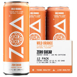 ZOA Zero Sugar Energy Drinks - Wild Orange | Healthy Energy Formula with Natural Caffeine, Daily Vitamin C, Essential B-Vitamins | Gluten-Free, Keto