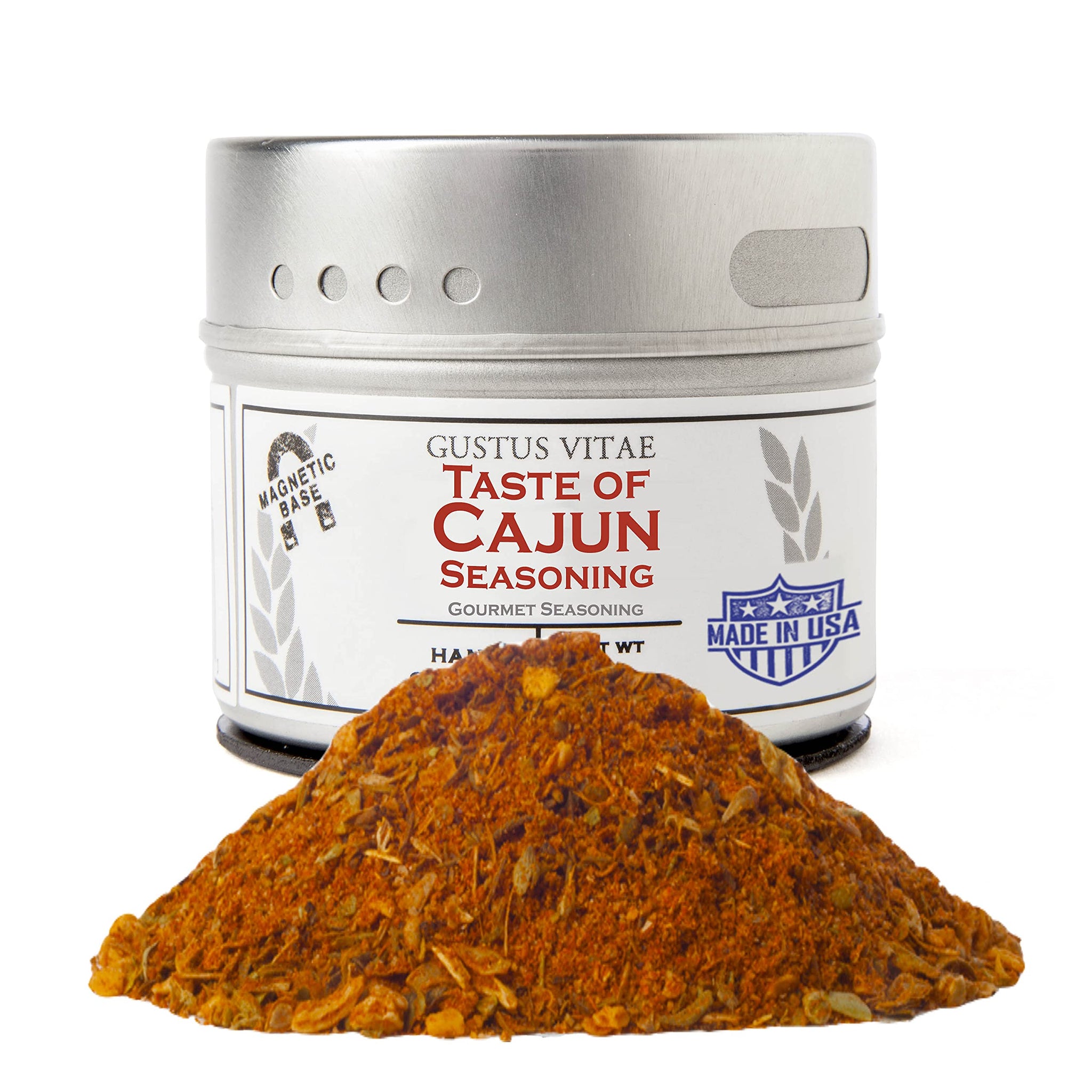 Taste of Cajun | Gourmet Seasoning | Non GMO, All Natural | Artisanal Spice Blend | Handmade in USA in Small Batches | Ultra Premium Spices & Herb Mix