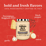 Italians Do It Better Alfredo Sauce (Alfredo'bession 2 Pack)