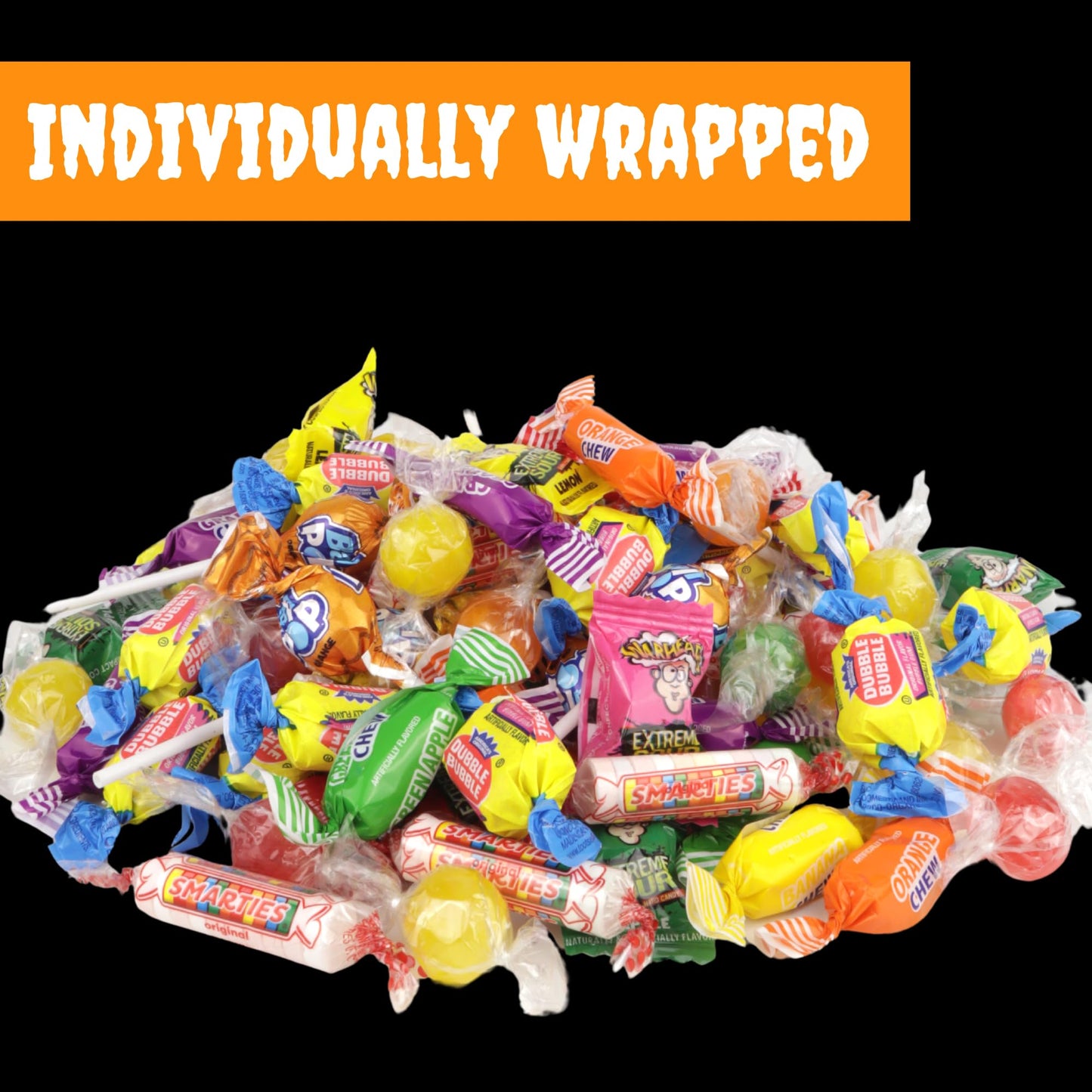 Frankford Bulk Halloween Trick or Treat Candy, Individually Wrapped Assorted Treats, 100+ Pieces, 18 Ounce Bag