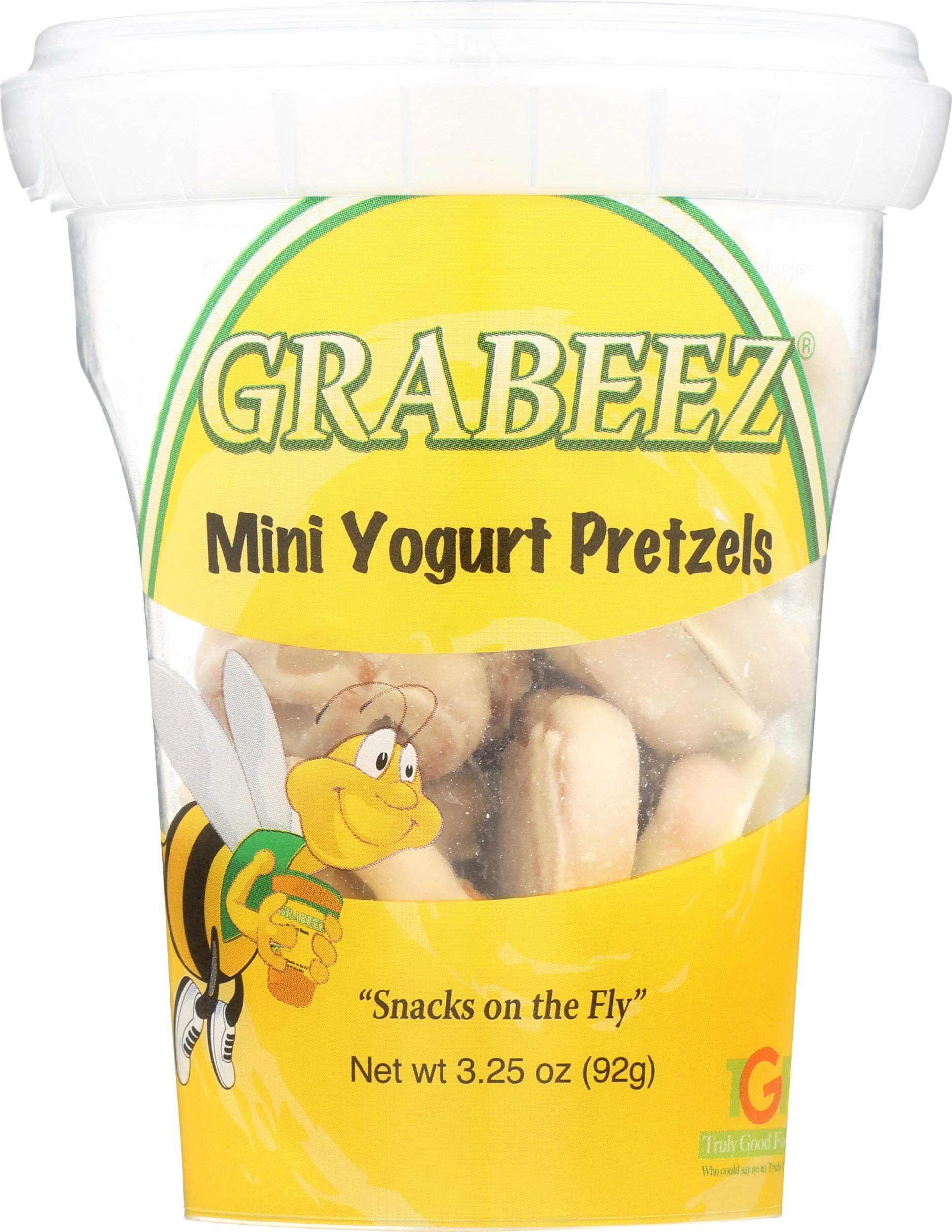 Grabeez Snack Cups Pretzel Yogurt Mini, 3.25 oz