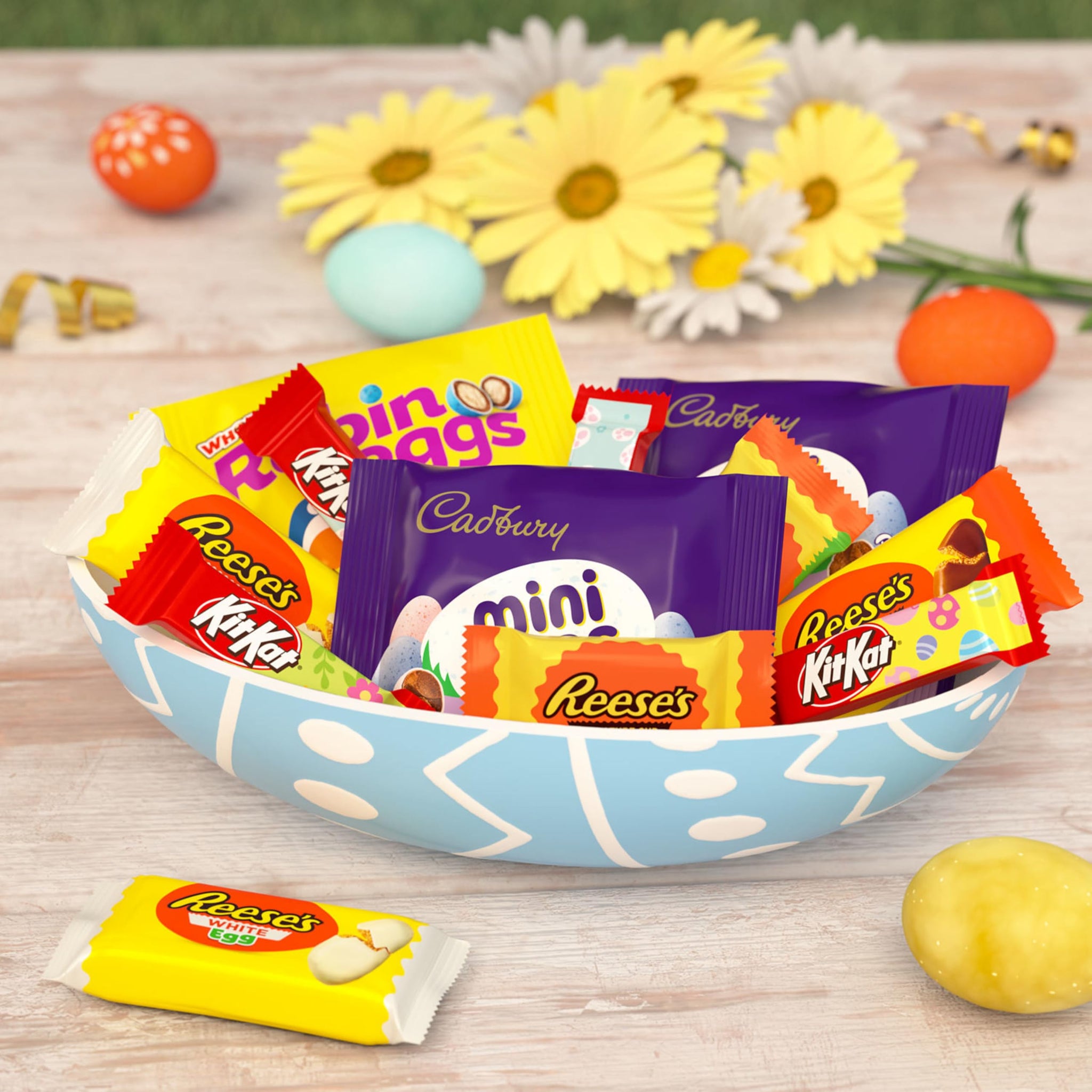 Hershey Assorted Flavored, Easter Candy Bag, 27.83 oz (70 Pieces)