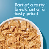 Malt-O-Meal Cinnamon Toasters Breakfast Cereal, Oven-Puffed Crispy Squares, Large Size for Family, 24 oz Resealable Bag