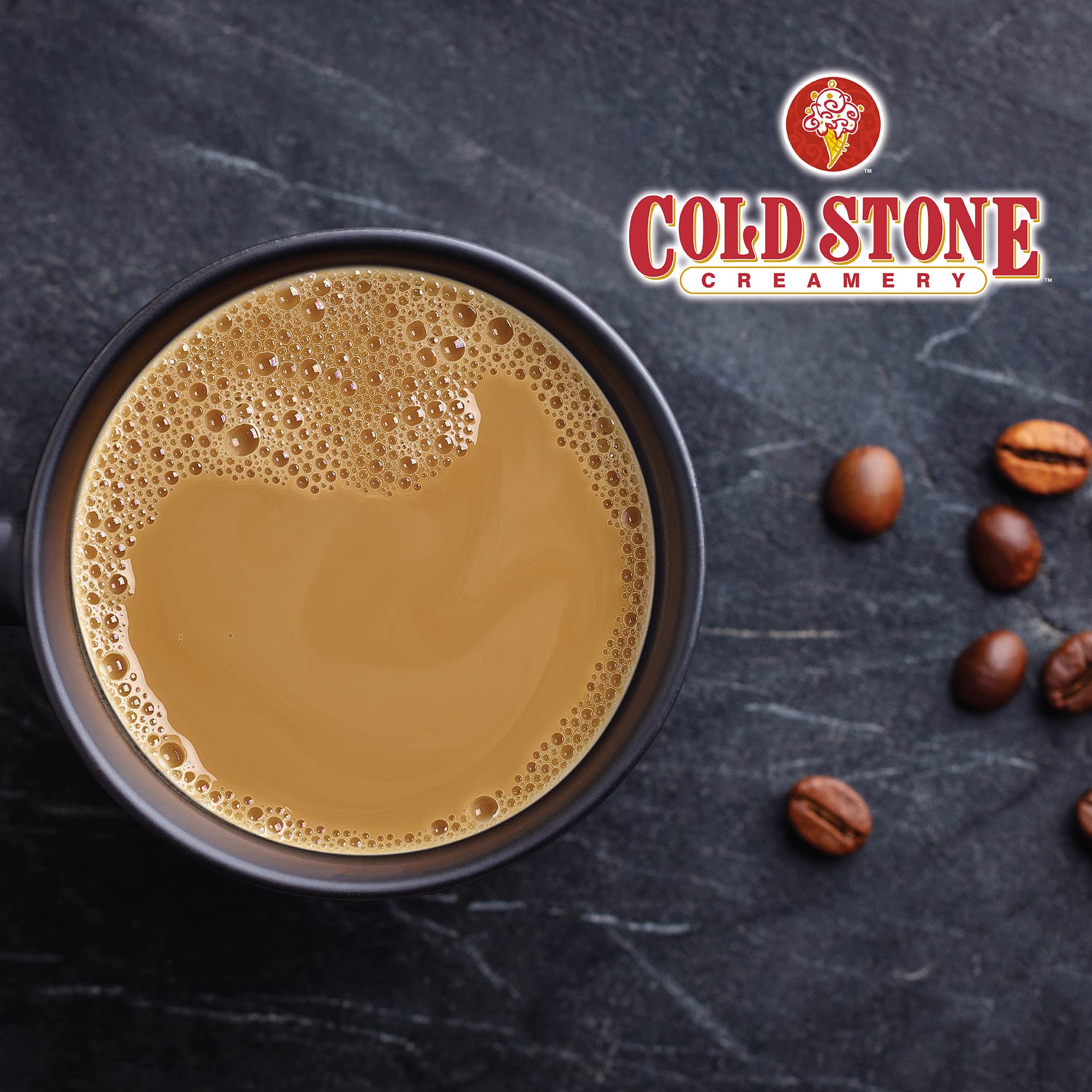 Cold Stone Creamery Beverages Coffee Pods Compatible with K Cup Brewers Including 2.0 - Ice Cream Flavored Assorted Variety Pack, 40 Count