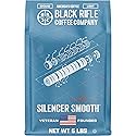 Black Rifle Coffee Company Silencer Smooth, 5 lb Bag, Ground Coffee Light Roast - Roasted Blend Made from Arabica Beans - Colombian & Brazilian Beans
