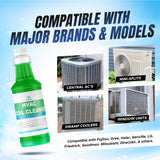 AC Evaporator Coil Cleaner - 1 Quart (946mL), No-Rinse Formula, Metal-Safe Corrosion Inhibitors - Cleans Air Conditioners, Condensers, HVAC, Mini
