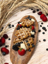 Organic Oat Protein Waffle Mix Naturally Gluten Free 5 Real Food Ingredients No BS Artificial Anything No Gluten, Sugar, Dairy, Eggs, Animal Products Just Add Water or Milk of Choice 19 oz (Pack of 1)