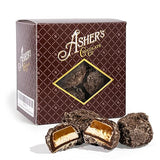 Asher's Chocolate Moon Rocks, Dark Chocolate Mixed with Caramel & Marshmallow, White Confectionery and Cookie Crumbs, Amazing Flavor, Small Batches