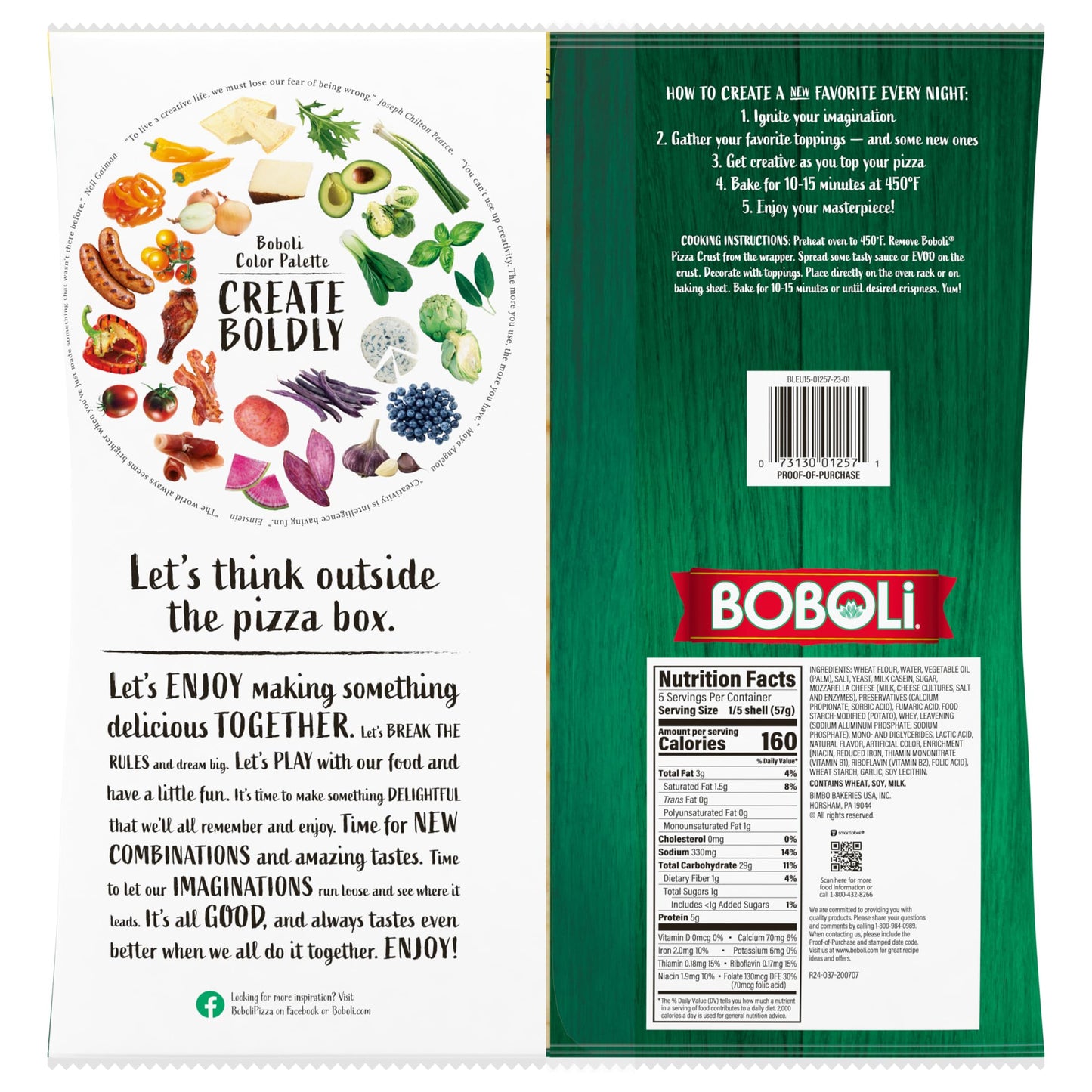 Boboli, Original Italian Thin Pizza Crust, 10oz Package (Pack of 3)