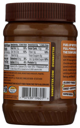 SunButter Chocolate Sunflower Seed Butter, 16 oz Nut-Free Spread with 7g Plant-Based Protein, Roasted Rich & Savory Flavor, Smooth Texture | Vegan