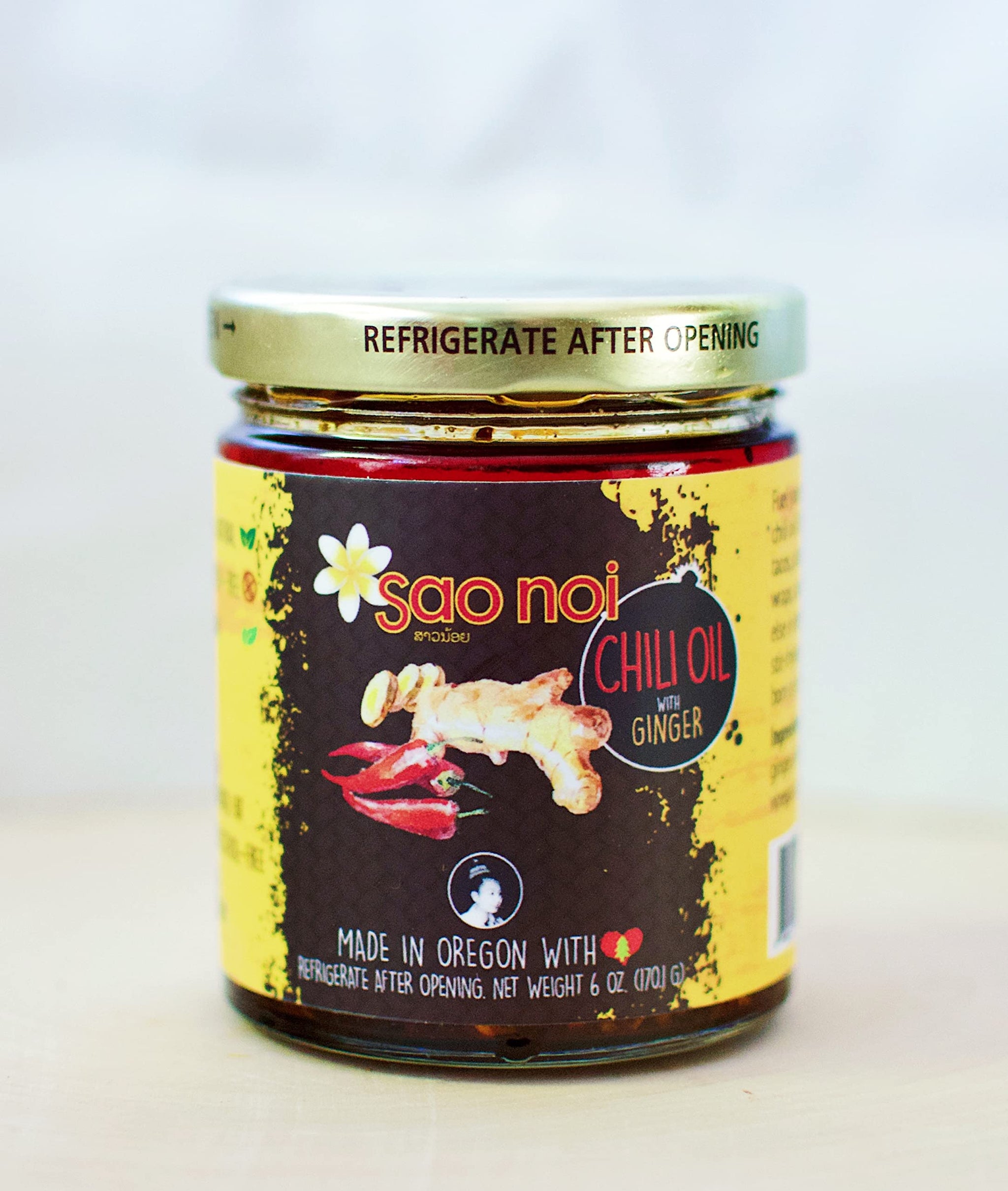Sao Noi Chili Oil (Ginger)
