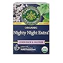 Traditional Medicinals Organic Nighty Night Extra Tea With Valerian Root for Relaxation, 16 Tea Bags (Pack of 1)